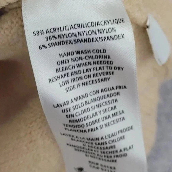 Calvin Klein Jeans Womens Knit Crop Sweater L Mock neck 7CT - Picture 5 of 6